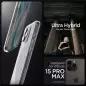 Spigen Crystal Hybrid, crystal clear - iPhone 15 Pro Max