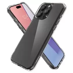 Spigen Ultra Hybrid, šaltas skaidrus - iPhone 15 Pro