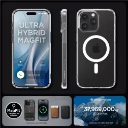 Spigen Ultra Hybrid MagSafe, baltas - iPhone 15 Pro