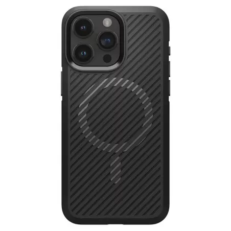 Spigen Core Armor MagSafe, matte black - iPhone 15 Pro Max