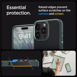 Spigen Ultra Hybrid, šaltas žalias - iPhone 15 Pro Max