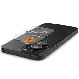 Spigen Glass tR EZ Fit Optik Pro 2 Pack, cc - iPhone 16/15/14 Pro / 16/15/14 Pro Max