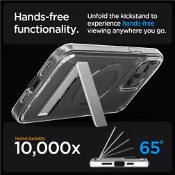 Spigen Ultra Hybrid S MagSafe, grafitas - iPhone 15 Pro Max
