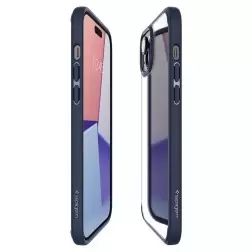 Spigen Crystal Hybrid, mėlynai mėlyna - iPhone 15 Plus