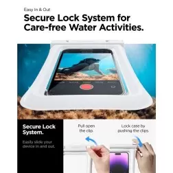 Spigen Aqua Shield WaterProof Floating Case A610 1 Pack, white