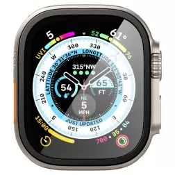 Spigen stiklas tR Slim Pro 1 paketas, juoda - Apple Watch Ultra 2/Ultra 49mm