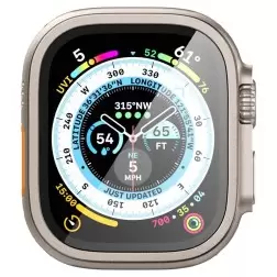 Spigen Stiklas tR Slim Pro 1 Paketas, titan - Apple Watch Ultra 2/Ultra 49mm