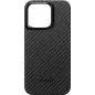 Pitaka MagEZ 4 1500D dėklas, juoda/pilka džinsinė medžiaga - iPhone 15 Pro