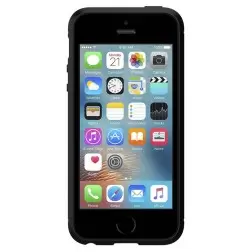 Spigen Rugged Armor, black - iPhone SE 2016/5s/5