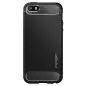 Spigen Rugged Armor, black - iPhone SE 2016/5s/5