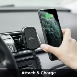 Pitaka MagMount Qi Wireless Air Vent Mount