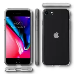Spigen Crystal Flex, clear - iPhone SE (2022/2020)/8/7