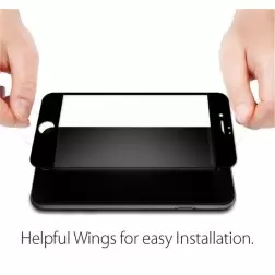 Spigen Glass FC 2 Pack, black - iPhone SE (2022/2020)/8/7