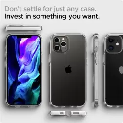 Spigen Crystal Flex, clear - iPhone 12/Pro