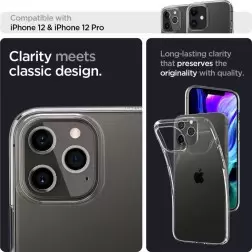 Spigen Crystal Flex, clear - iPhone 12/Pro