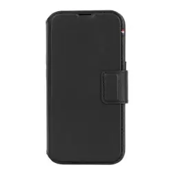 Decoded Leather Detachable Wallet, black - iPhone 15 Pro