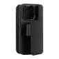 Decoded Leather Detachable Wallet, black - iPhone 15 Pro