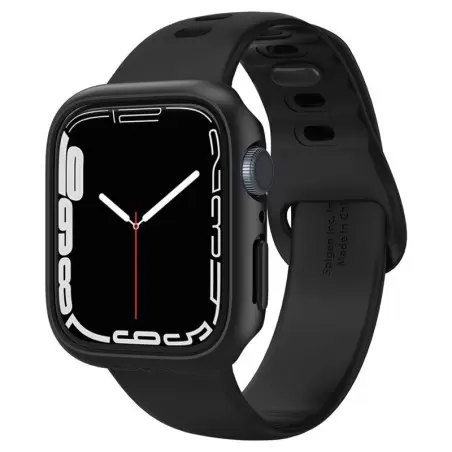 Spigen Thin Fit, black - Apple Watch 9/8/7 45mm
