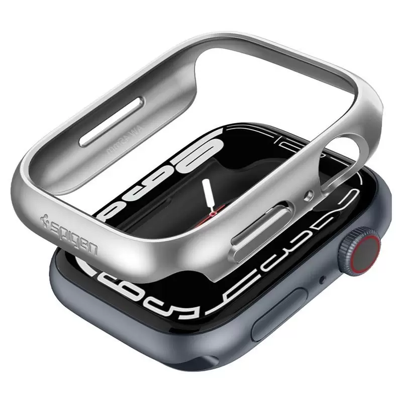Spigen Thin Fit, graphite - Apple Watch 9/8/7 45mm