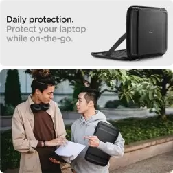 Spigen Rugged Armor Pro, black - MacBook Pro 14" M4 2024/M3 2023/M2 2023/M1 2021