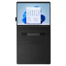 Spigen Stand Folio, melns - Microsoft Surface Pro 11/10/9/8