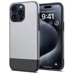 Spigen Stiliaus Armor MagSafe, klasikinis sidabras - iPhone 15 Pro