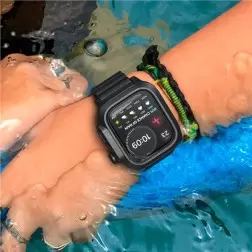 Catalyst Total Protection case, black - Apple Watch 9/8/7 45 mm