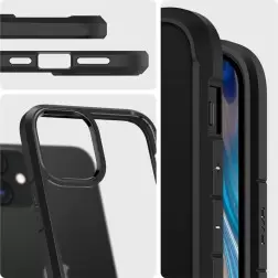 Spigen Ultra Hybrid, juodas - iPhone 12 mini