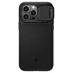 Spigen Optik Armor MagSafe, juoda - iPhone 14 Pro Max
