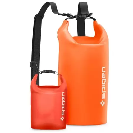 Spigen Aqua Shield vandeniui atsparus sausas krepšys 20L + 2L A630, saulėlydžio oranžinė