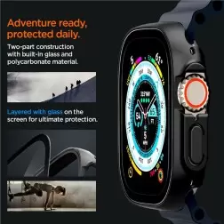Spigen Thin Fit 360, black - Apple Watch Ultra 2/Ultra 49mm