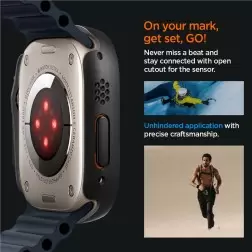 Spigen Thin Fit 360, black - Apple Watch Ultra 2/Ultra 49mm