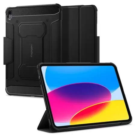 Spigen Rugged Armor Pro, black - iPad 10.9" 2022/11" 2025