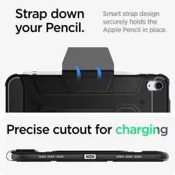 Spigen Rugged Armor Pro, black - iPad 10.9" 2022/11" 2025