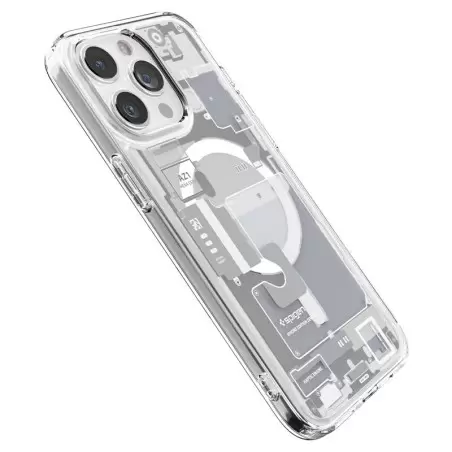 Spigen Ultra hibrīds MagSafe, zero one balts - iPhone 15 Pro Max