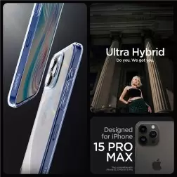 Spigen Ultra Hybrid, dangaus kristalas - iPhone 15 Pro Max
