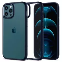 Spigen Ultra Hybrid, navy blue - iPhone 12/iPhone 12 Pro