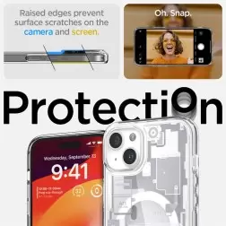 Spigen Ultra Hybrid MagSafe, nulis vienas baltas - iPhone 15