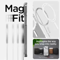 Spigen Ultra Hybrid MagSafe, nulis vienas baltas - iPhone 15