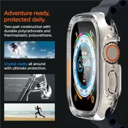Spigen Ultra Hybrid, clear - Apple Watch Ultra 2/Ultra 49mm