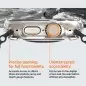 Spigen Ultra Hybrid, clear - Apple Watch Ultra 2/Ultra 49mm