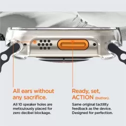 Spigen Ultra Hybrid, clear - Apple Watch Ultra 2/Ultra 49mm