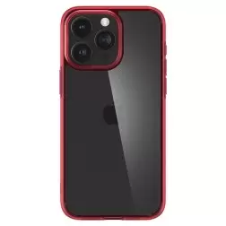 Spigen Ultra Hybrid, giliai raudona - iPhone 15 Pro Max