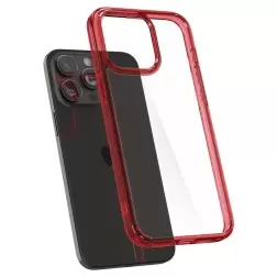 Spigen Ultra Hybrid, giliai raudona - iPhone 15 Pro Max