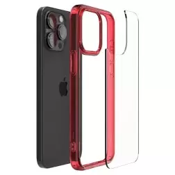 Spigen Ultra Hybrid, giliai raudona - iPhone 15 Pro Max