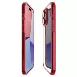Spigen Ultra Hybrid, giliai raudona - iPhone 15 Pro Max