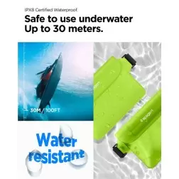 Spigen Aqua Shield WaterProof Waist Bag A620 2 Pack, cactus gren