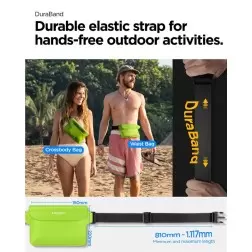 Spigen Aqua Shield Vandeniui atsparus dirželis su maišeliu A620 2 vnt., kaktusų žalias