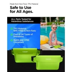 Spigen Aqua Shield WaterProof Waist Bag A620 2 Pack, cactus gren