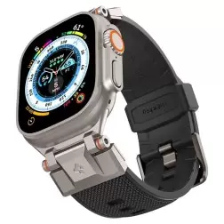 Spigen Dura Pro Armor juosta, juoda - Apple Watch 49mm/45mm/44mm/42mm